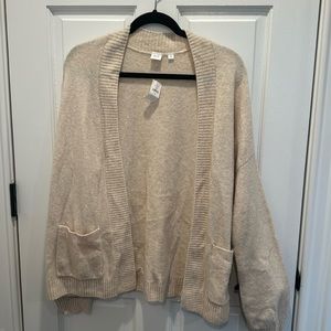 NWT Gap cream Cardigan Wool & Alpaca